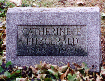 Catherine Fitzgerald gravemarker