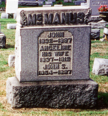 John, Angeline & John S memorial