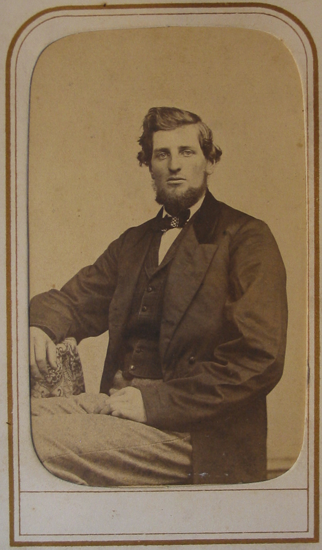 Studio: J.C. Spooner, Photographic & Ambrotype Picture Palace, Springfield Mass.