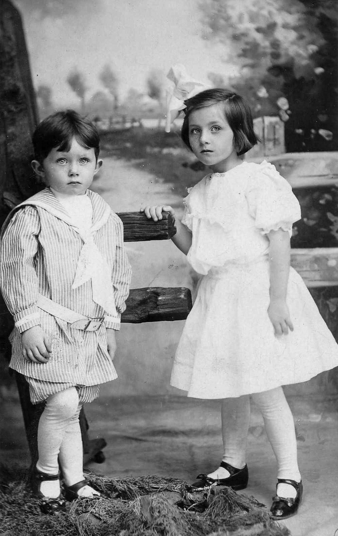 Eugene Joseph Jr (Mickey) & Margaret E. McManus (postcard photo)