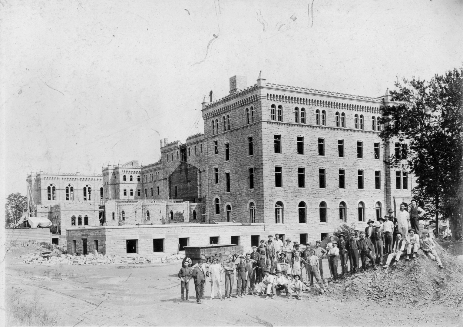 Construction Workers, Mount Saint Alphonsus (Esopus NY)