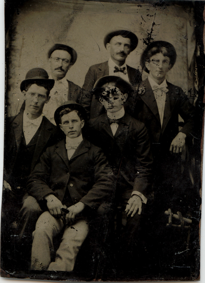 [Sons of John & Angeline Conville: George F., Henry T., Thomas W. (probably); Daniel Coady (probably), Eugene J.; John S. (probably)]