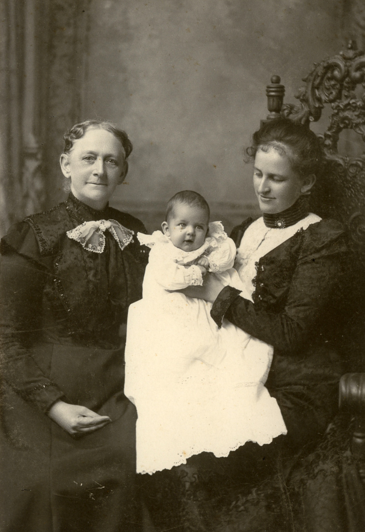 Mary Bodine Tagg, Jennie Tagg Ashley and Helen Carolyn Ashley
