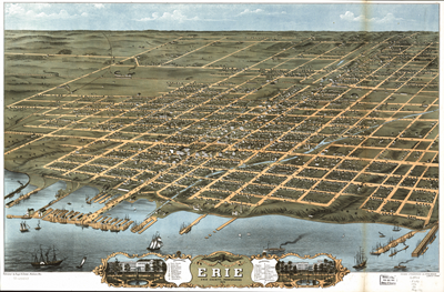Erie PA Bird's Eye View